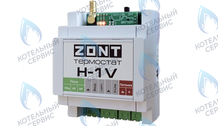 Термостат (контроллер) ZONT H-1V (GSM, DIN)