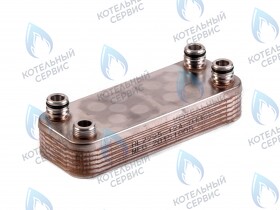 Теплообменник ГВС вторичный 12 пластин  VAILLANT VUW (065131, 065110, 065123)