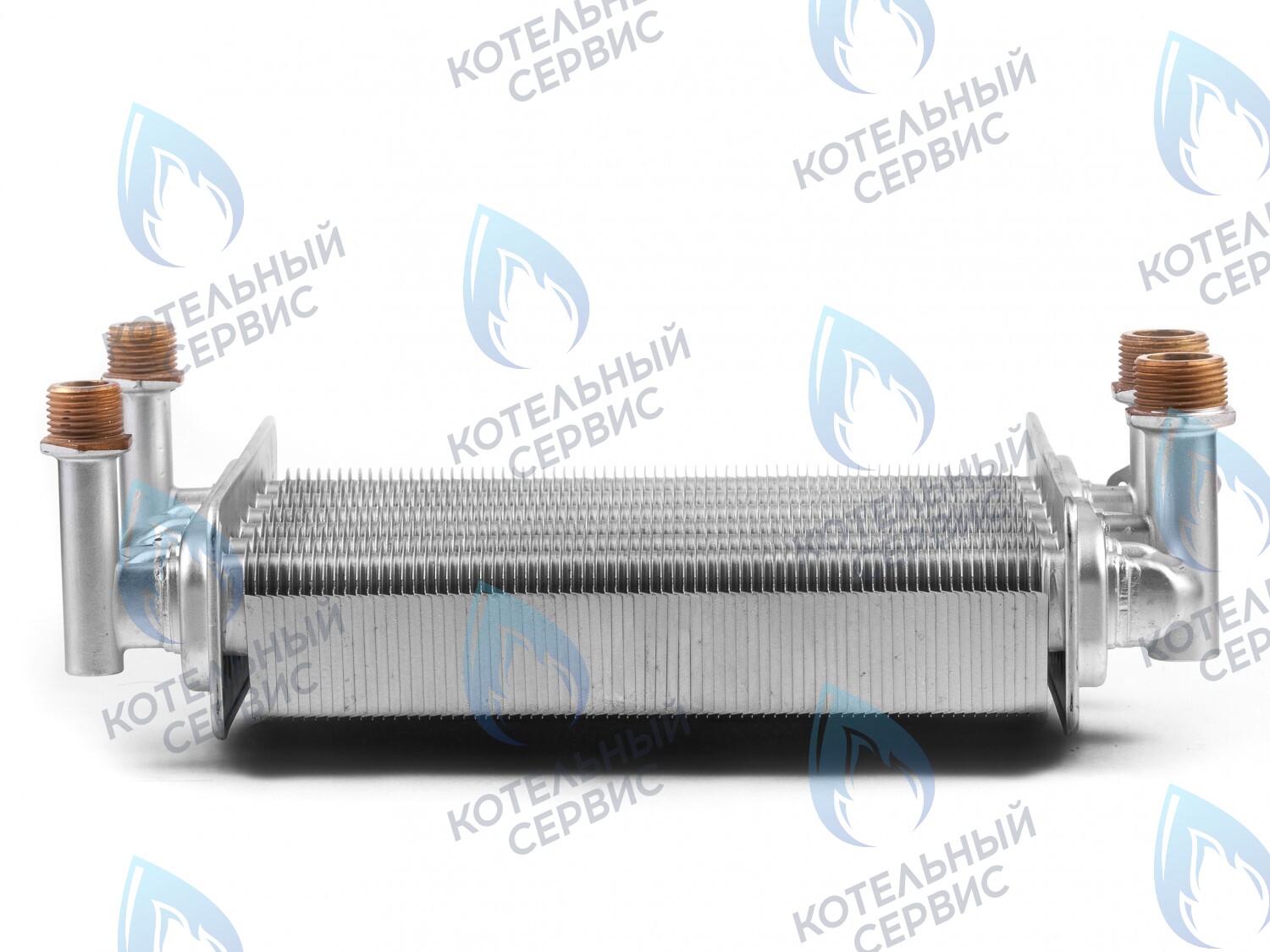 Теплообменник битермический 230мм 223мм (наружный-внутренний) KoreaStar Ace 24 (KS90263870), Ferroli Domina PRO 24 (398063870)