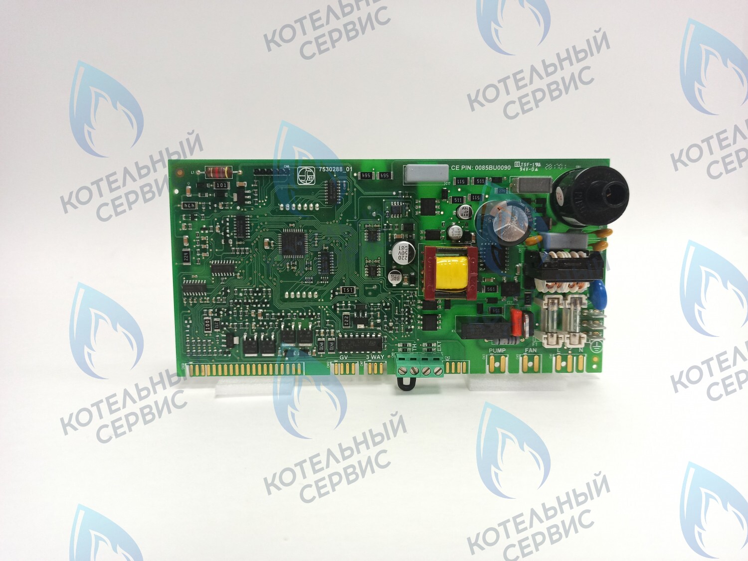 Плата управления BUDERUS U072 >=FD755 (кнопки справа стрелки вверх и вниз) (после 01.06.2017, после сер. номера 755) (8737602241, 87186507720) SIT 7530288_01(в комплекте наклейки кнопок для моделей до 01.06.2017г.)