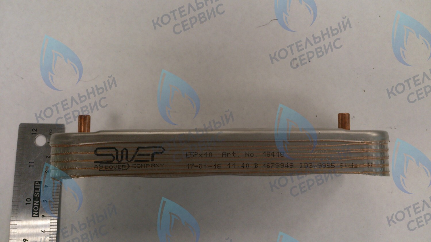 Теплообменник ГВС пластинчатый вторичный 10 пластин (PLATE HEAT EXCHANGER) BAXI