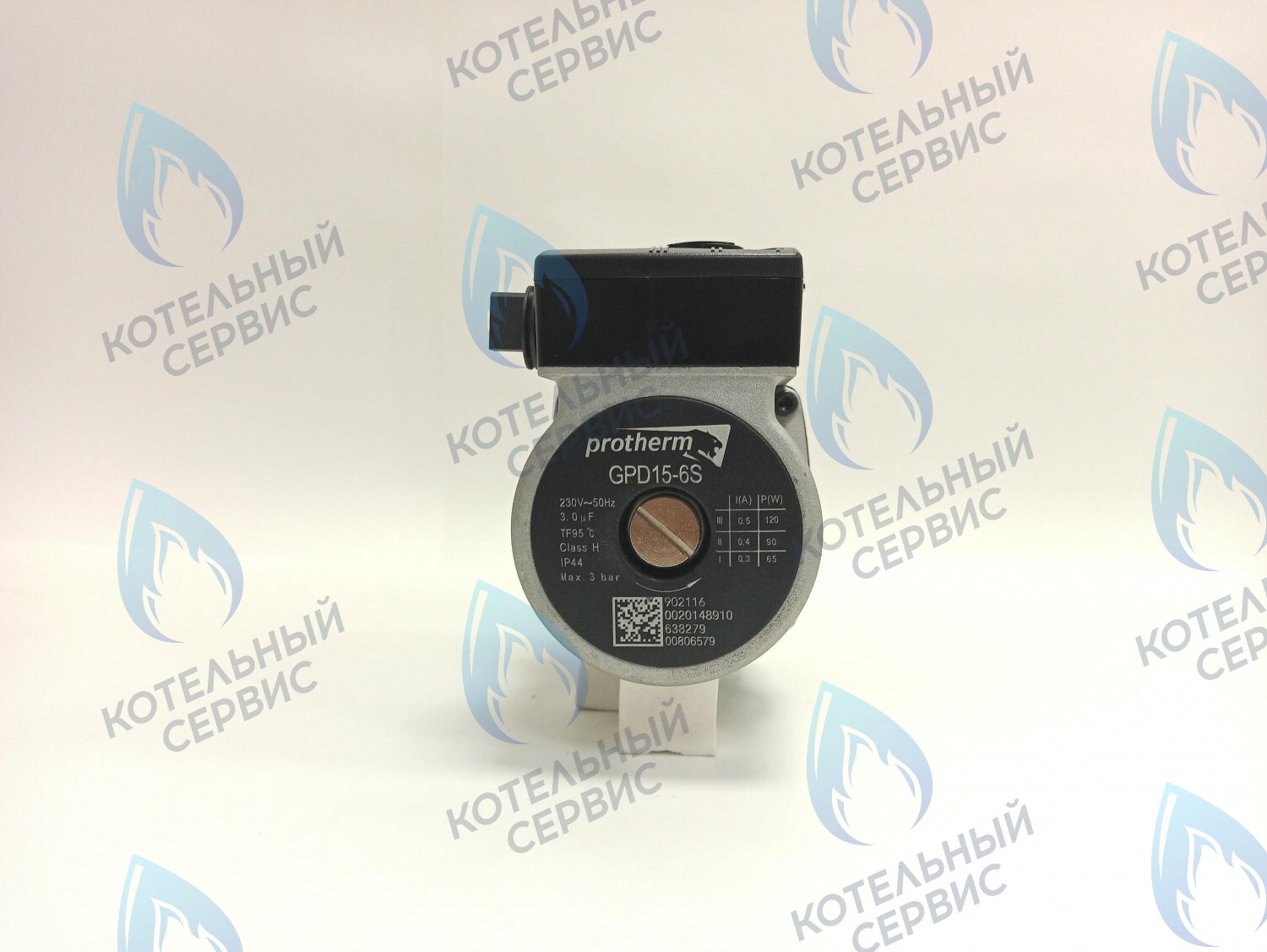 Циркуляционный насос Protherm Гепард 12 / 23 MTV / MOV GPD15-6S (H-RU) (против часовой стрелки) (втулка 40мм, колесо 70/30мм)