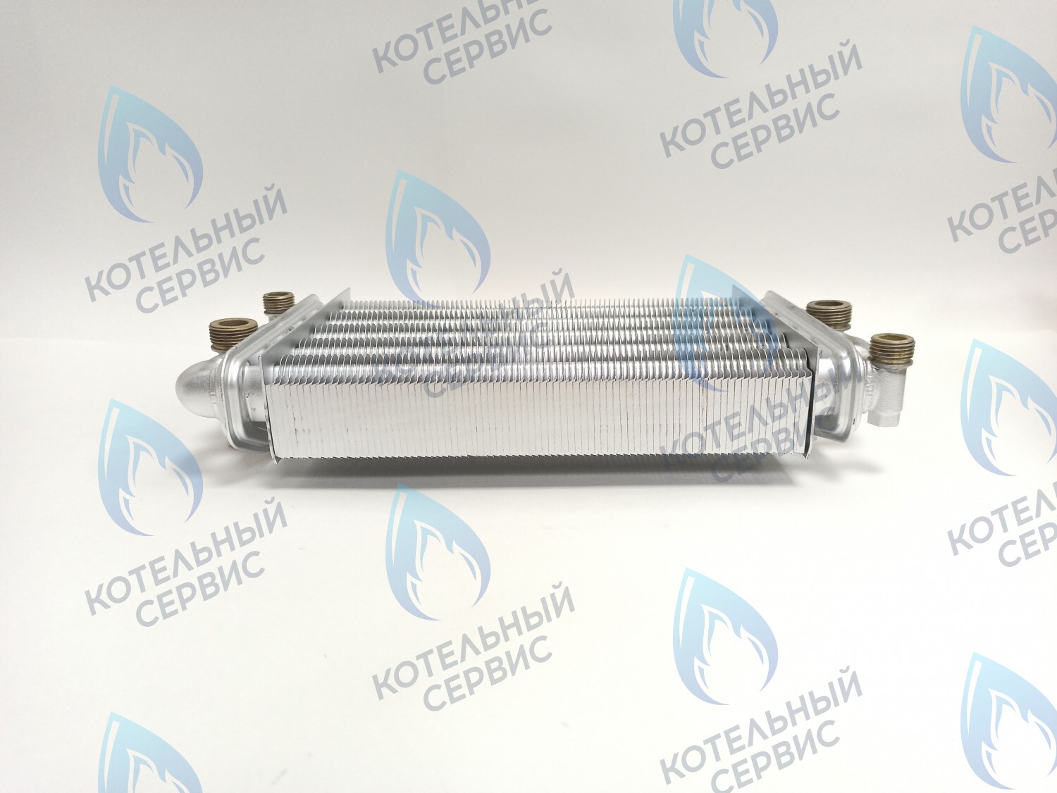 Битермический теплообменник FONDITAL, NOVA FLORIDA, ALPHATHERM,  PROTHERM (в комплекте есть заглушка для одного отверстия) 6SCAMBIM03, 0020025297