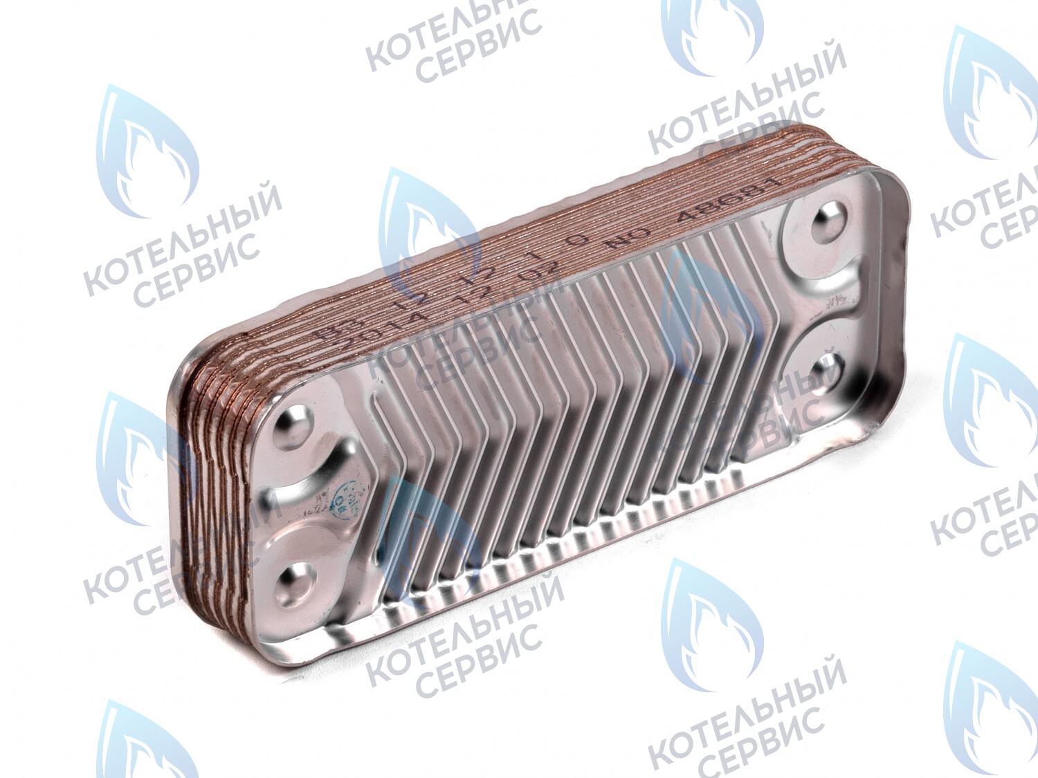 Теплообменник ГВС вторичный 12 пластин  Ferroli, Koreastar (KS90263930)