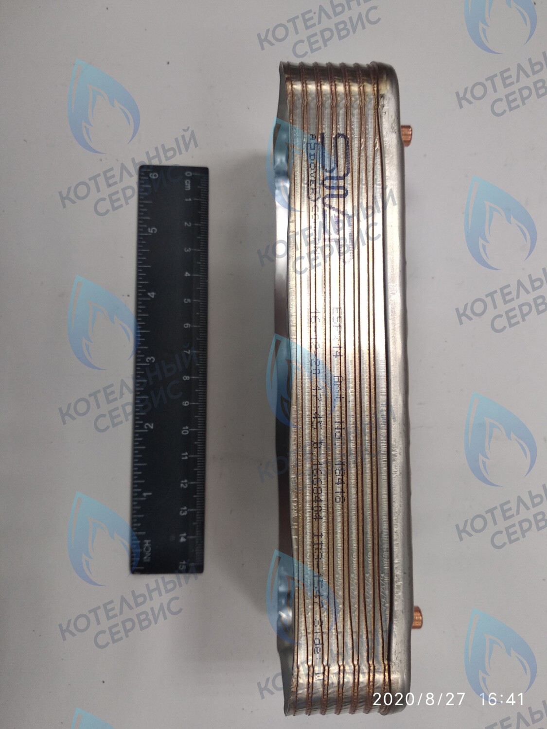 Теплообменник ГВС пластинчатый вторичный 14 пластин (PLATE HEAT EXCHANGER) BAXI