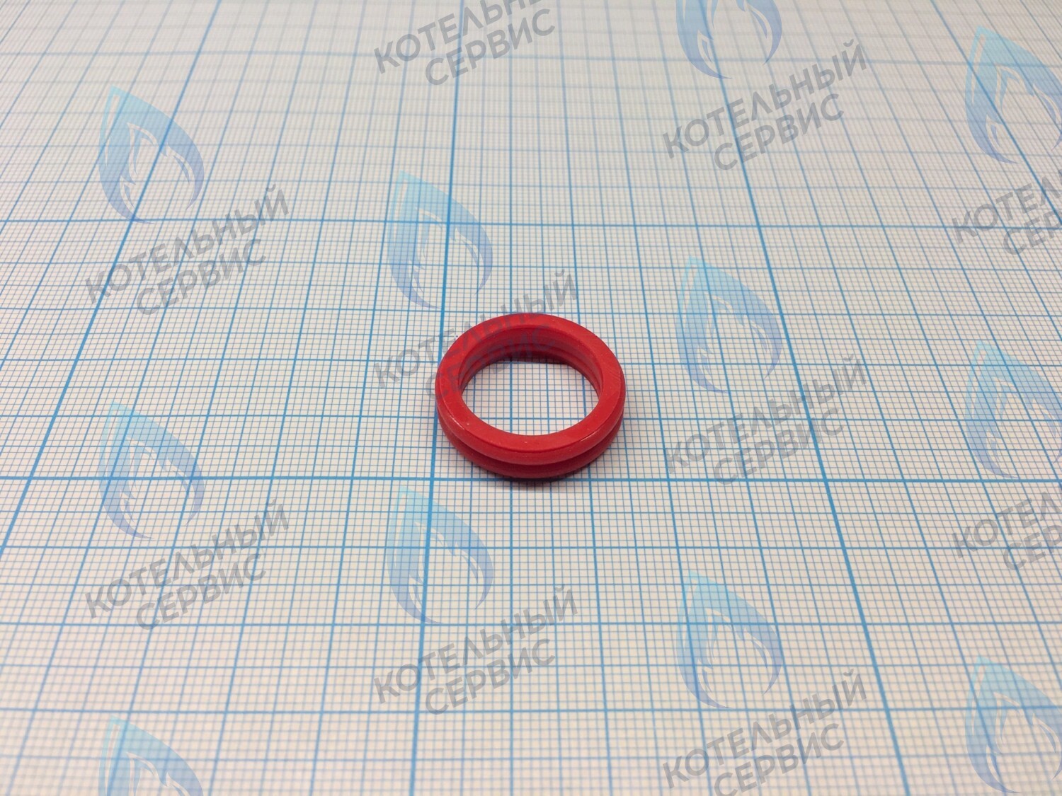 Кольцо уплотнительное (красное) для теплообменника ГВС 18,6мм DAESUNG