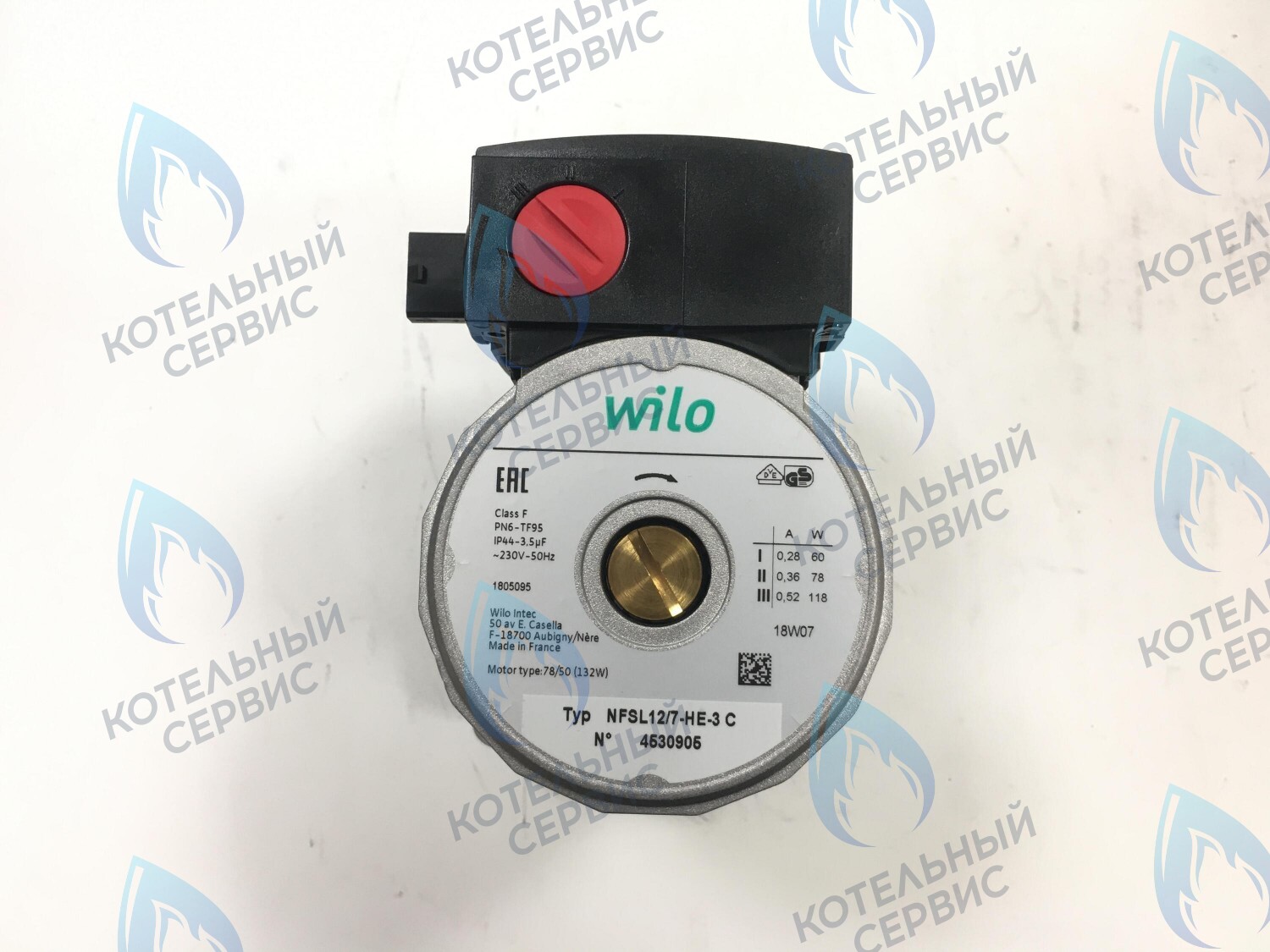 Двигатель насоса (без улитки) аналог WILO NFSL 12/7 15/7 118w