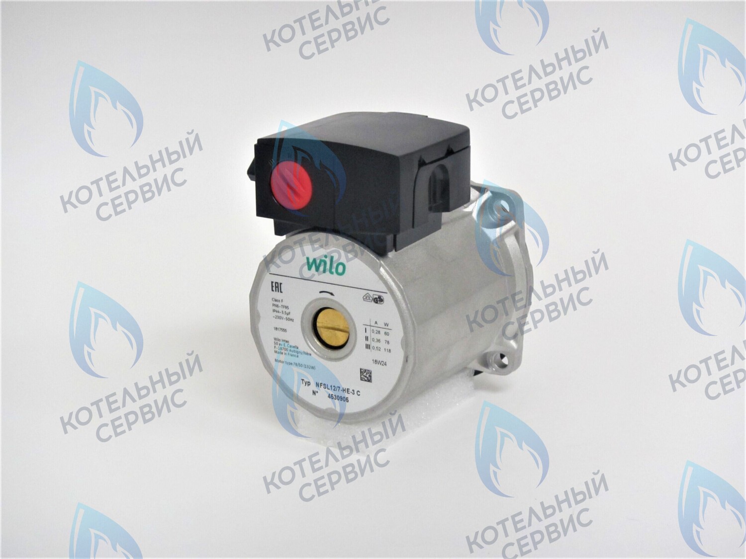 Двигатель насоса (без улитки) аналог WILO NFSL 12/7 15/7 118w
