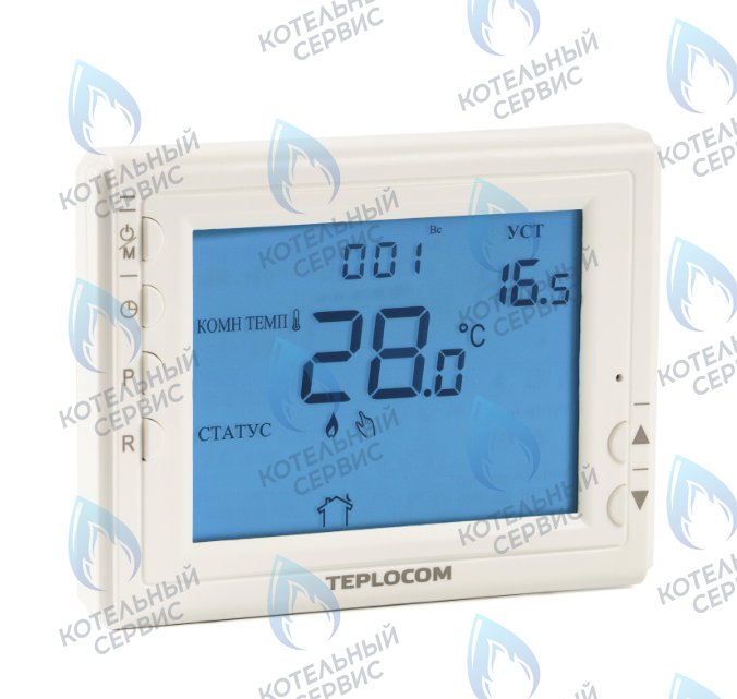 Термостат комнатный TEPLOCOM TS-Prog-2AA/8A