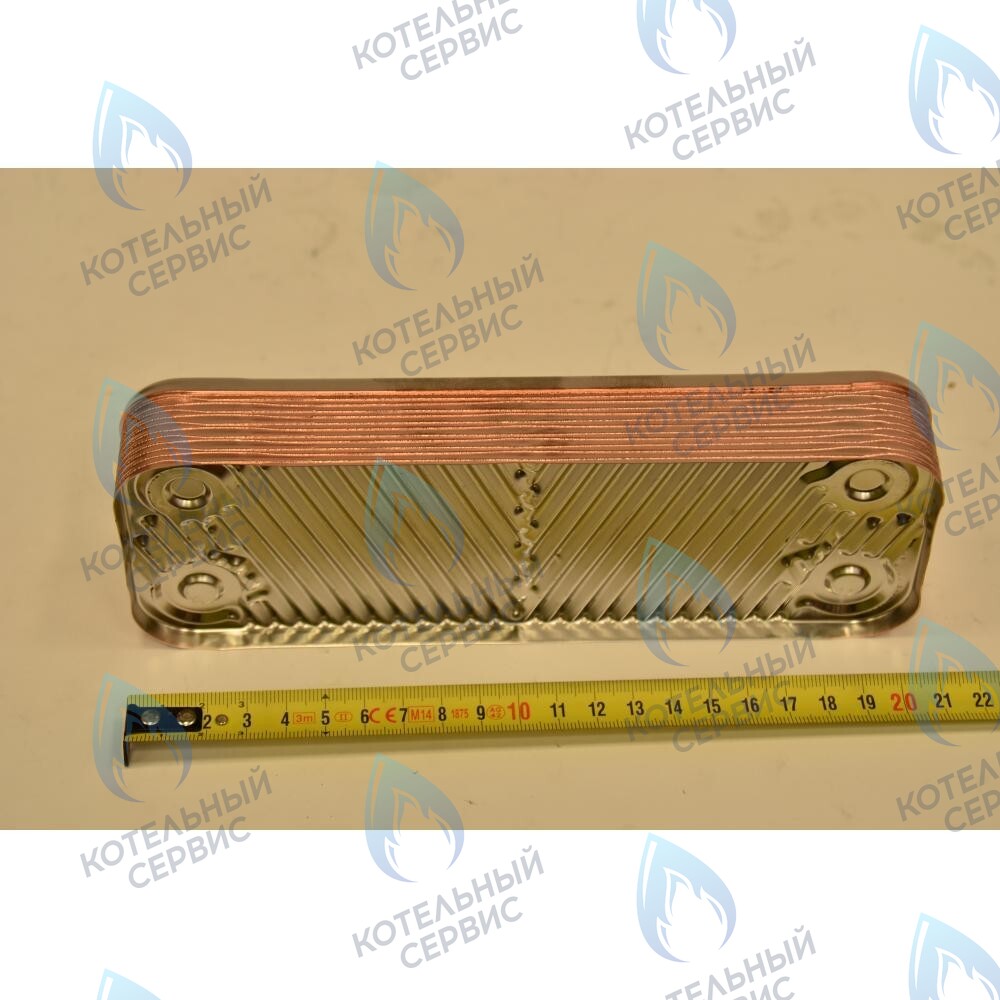 Теплообменник ГВС пластинчатый вторичный на 12 пластин (до 2014 г.) BAXI