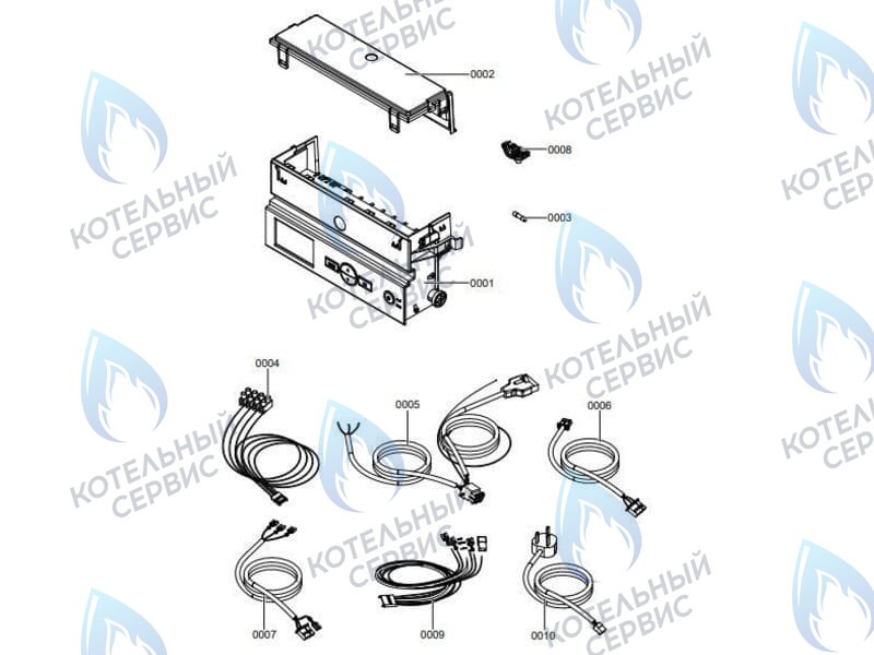 Блок управления (контроллер арт. 7856853) Vitopend 100-W A1JB / A1HB Viessmann