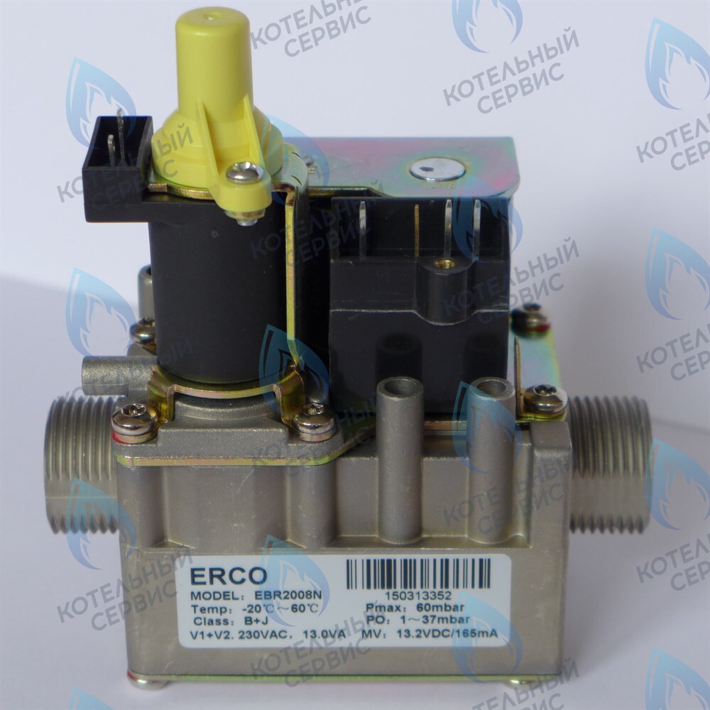 Газовый клапан (регулятор подачи газа) ERCO EBR2008-N  NEVA LUX 7211, 7218, 7224, 8224, 8624, 8230