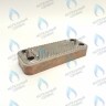 Теплообменник ГВС вторичный 12 пластин Ferroli, Koreastar (KS90263930)