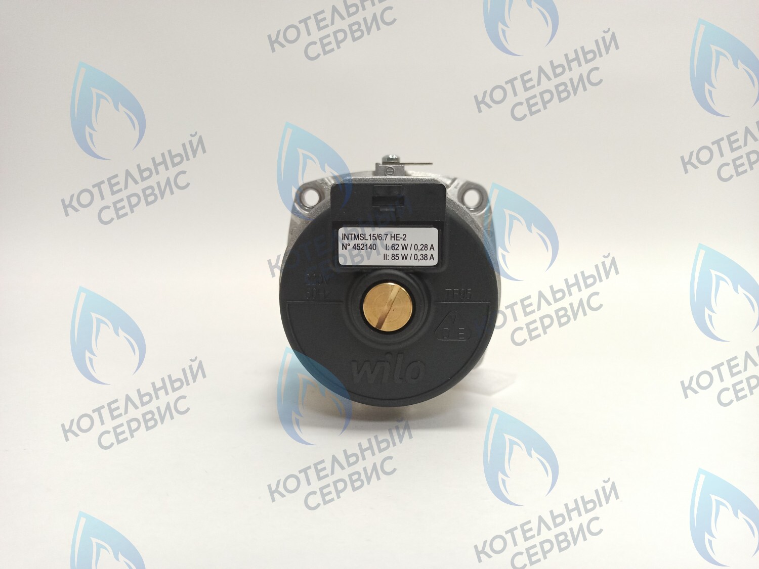 Двигатель насоса (черный пластик) (без улитки, без терминала, 2 скорости) (12/6, 15/6) WILO 86w INTMSL12/6, INTMSL15/6.7 HE-2 (21мм по часовой)