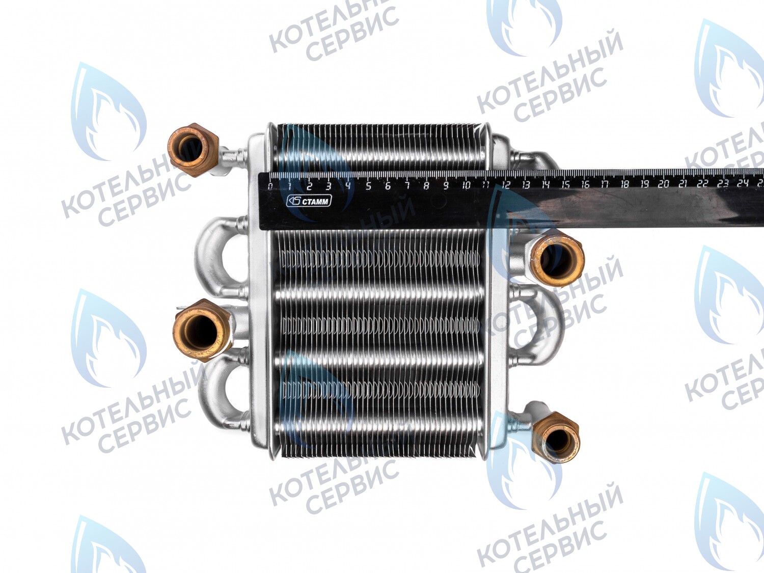Теплообменник битермический 13 кВт MONLAN BK(BM) (110мм)