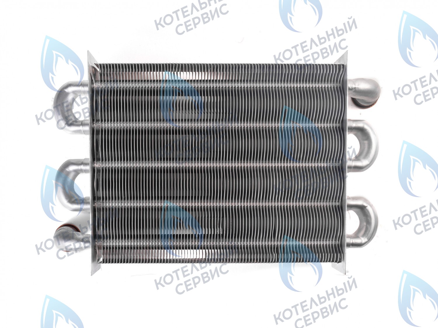 Теплообменник первичный (основной) (крепление - клипсы) Ferroli Fortuna Pro F13-F24 (398002570,398615500)