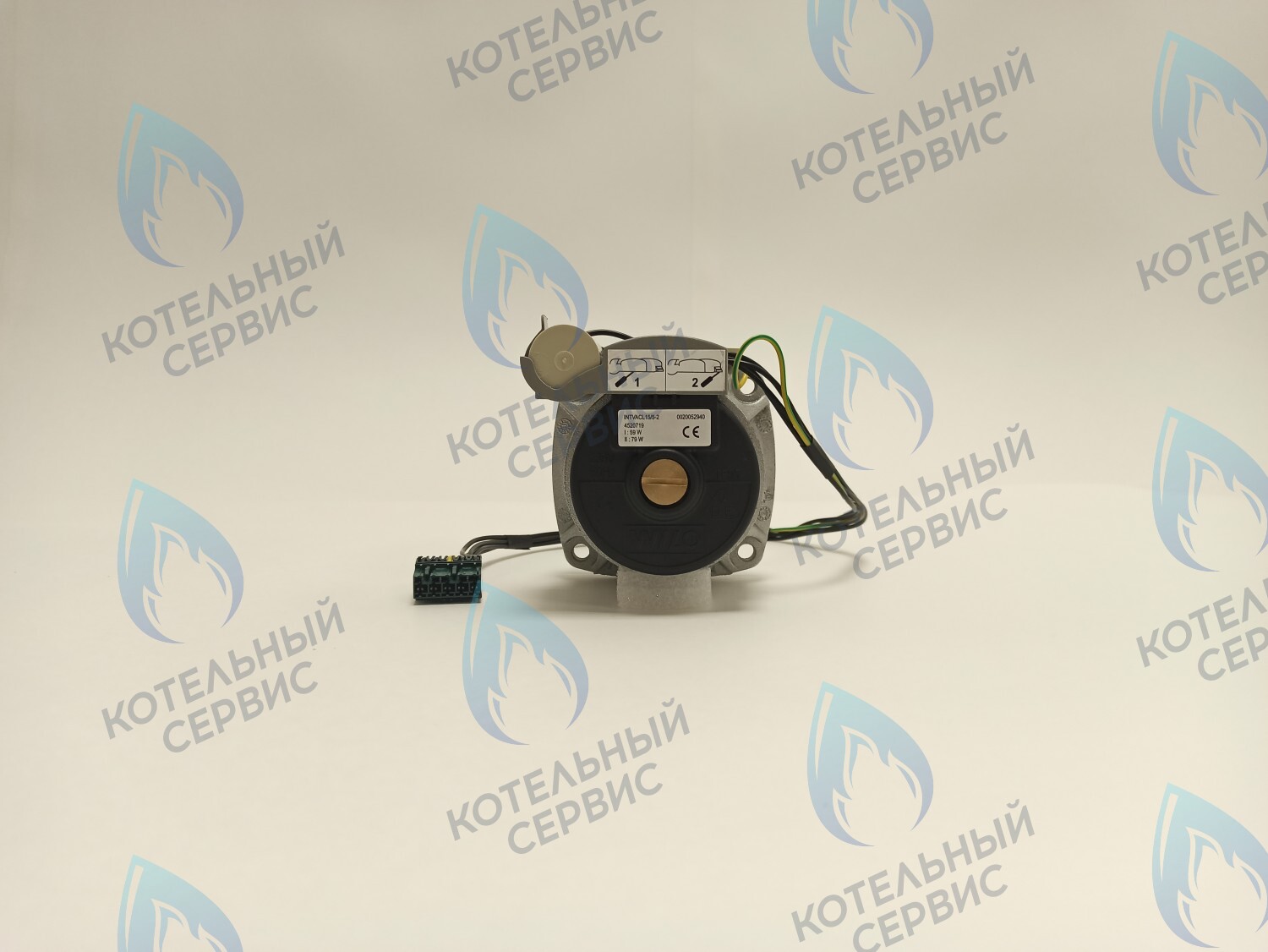 Двигатель насоса 1000L/H аналог WILO INTVACL 15/5-2 Protherm Гепард 23 MTV / MOV вер. 19, Пантера 25 KTV / KOV, 30 KTV вер. 19 (без улитки) (против часовой, втулка 35мм, колесо 68/21мм) (0020097216, 0020197548)