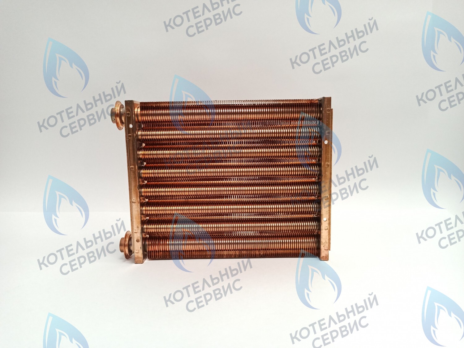 Теплообменник основной (первичный) (МЕДНЫЙ) Navien (с белыми прокладками в комплекте) Deluxe, Deluxe Plus, Prime, Smart Tok, Ace, Ace Coaxial 30K (30012860A, 30012860B, 30012860C, 30012721B, 30010299A)