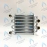 Теплообменник битермический 180 мм (173 мм внутри) 15-18 кВт KOREASTAR ACE 10-20 (KS90265550), FERROLI Domina 13-20 Pro (398065550, 90263110, 90263190)