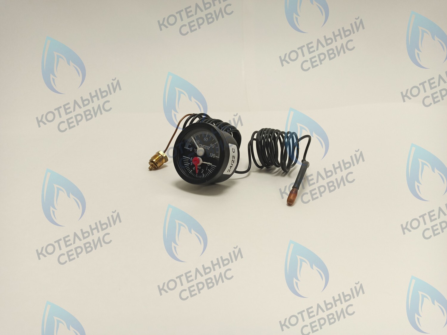 Термоманометр капиллярный IMIT Ø52мм 0/6bar, резьба 14/1