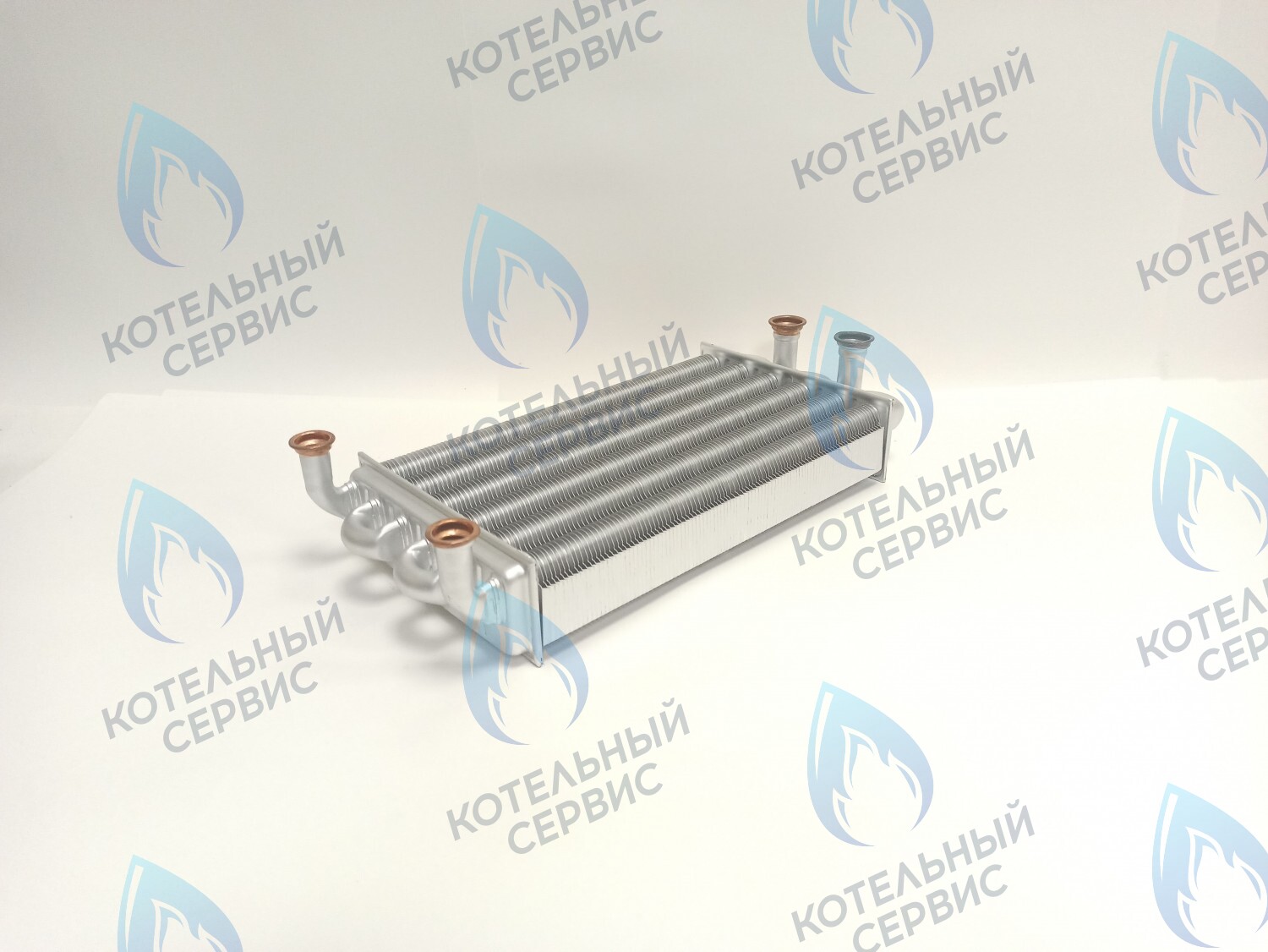 Теплообменник битермический 300 мм (295 мм внутри) Ferroli DOMIproject C/F32 (39819670, 37404120, 39819910, 37404311)