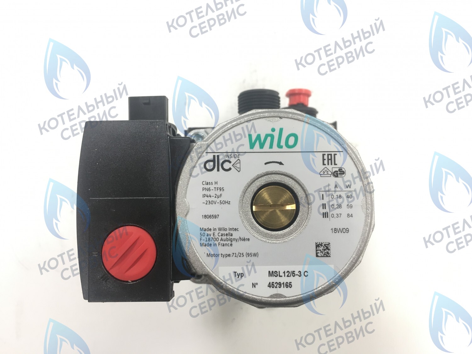Насос циркуляционный Wilo для котлов GAZECO 18 C1/C2/T1/T2, 24 C1/C2/T1/T2 (с 05.2016 до 02.2018) требуется комплектовать 09-4090