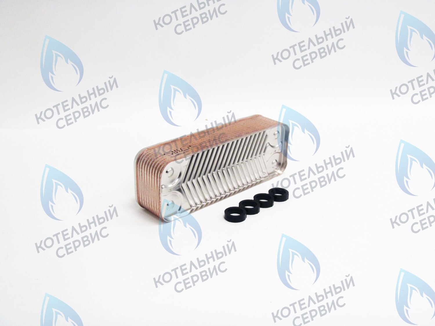 Теплообменник вторичный KIT SCAMBIATORE 20P-->39822750 FERROLI