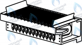 Газовая горелка в сборе (15,1- 18,6 кВт) CELTIC-DS PLATINUM 3.13, 3.16 (2020278)