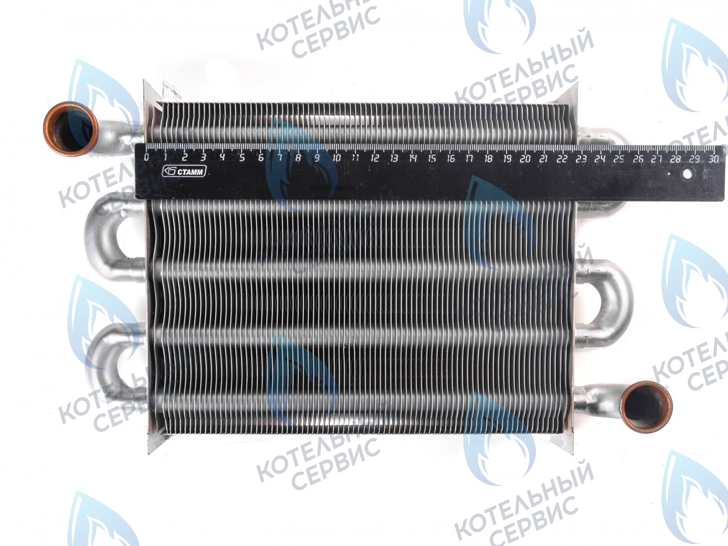 Теплообменник первичный (основной) (крепление - клипсы) FERROLI FORTUNA PRO (398002570, 902607270)