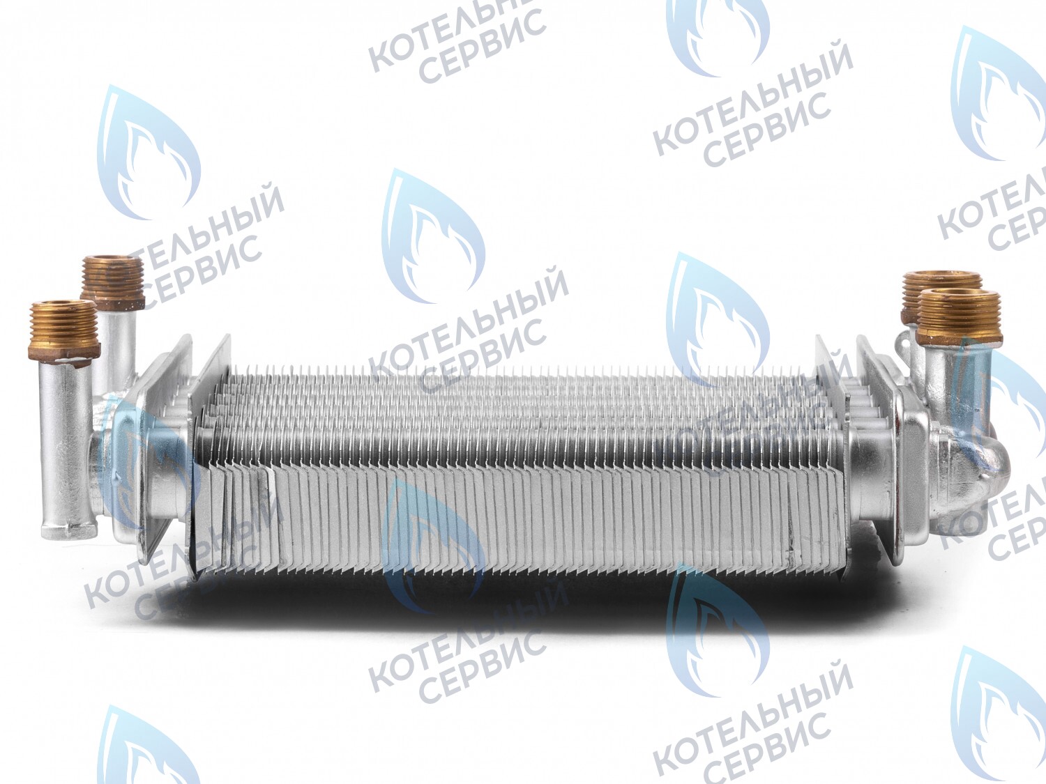 Теплообменник битермический  20см (196мм) 18 кВт HEC (10070004)