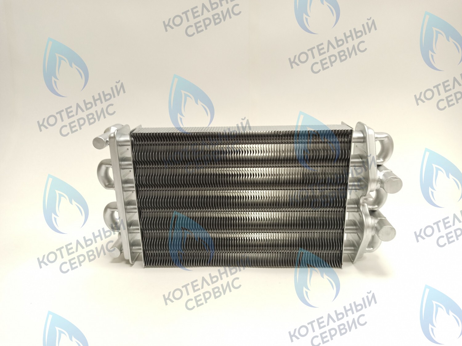 Теплообменник битермический 260мм 24кВт  Gazeco 24-T1/-C1 (до 05.2016) (02-4002), ROC(L44626)