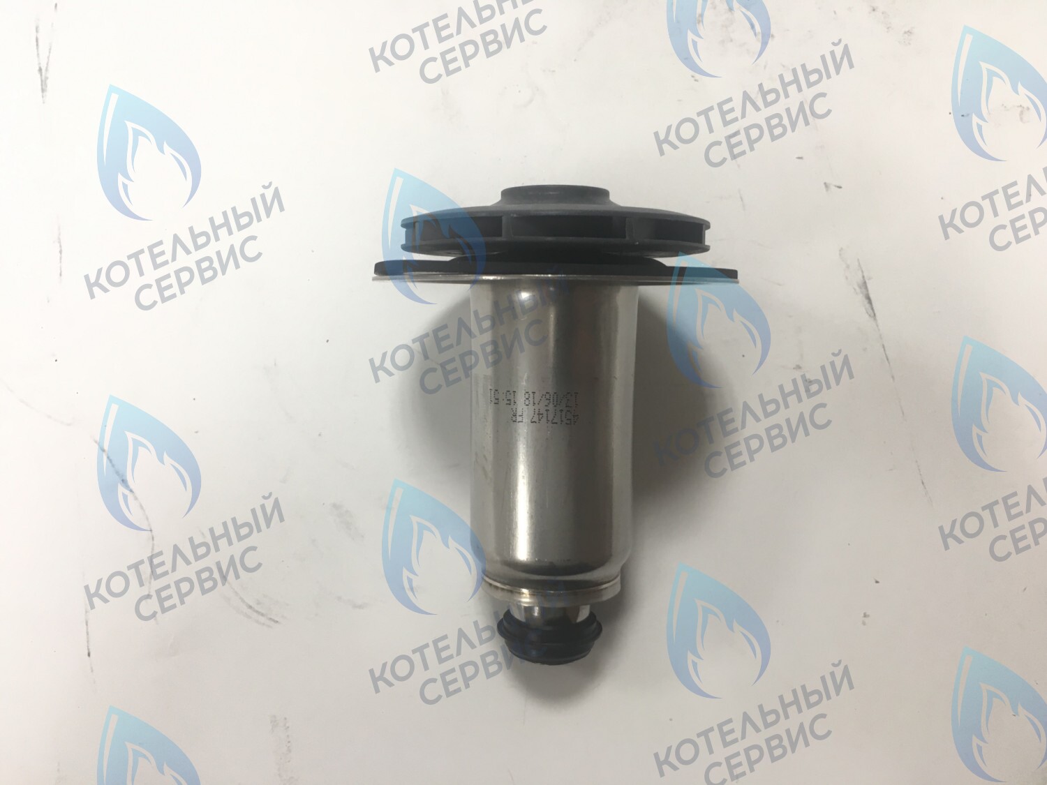 ОРИГИНАЛ Втулка ротор насоса (по часовой стрелке) WILO 15/7 (втулка 40мм, длинная 90мм, колесо 72/21мм)