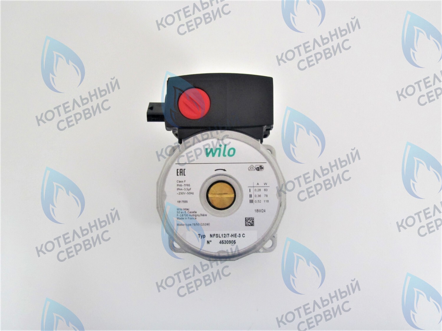 Двигатель насоса (без улитки) WILO NFSL 12/7 15/7 118w