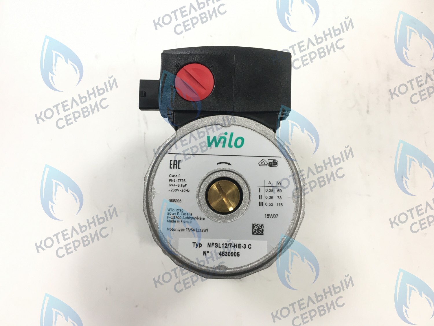 Двигатель насоса (без улитки) WILO NFSL 12/7 15/7 118w