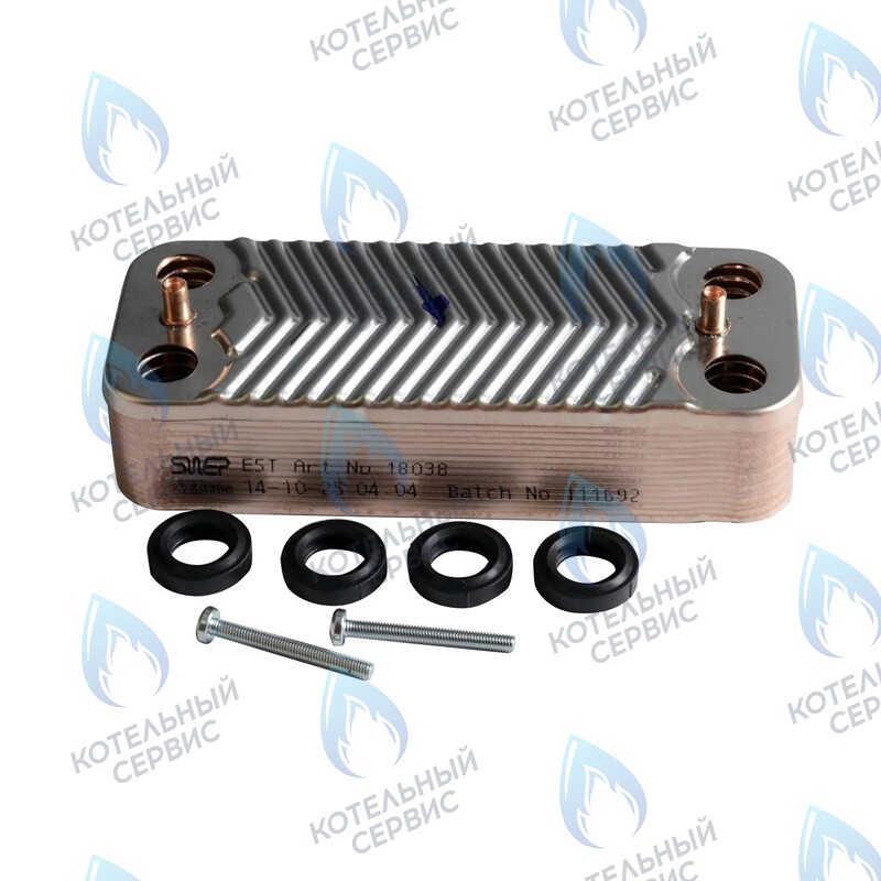 Пластинчатый теплообменник 14 пластин Viessmann Vitopend WH1B 30 кВт