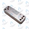Вторичный пластинчатый теплообменник 14 пластин BAXI ECO, ECO-3, LUNA, LUNA (3, 3 Comfort) 280-310 Fi