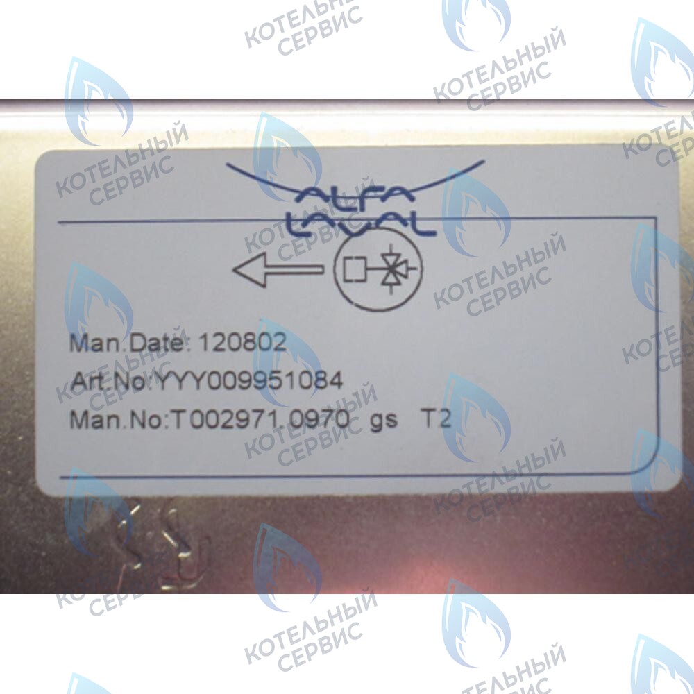 Теплообменник пластинчатый ГВС 10 пластин BAXI 24 кВт ECO ECO (COMPACT, 3, 3 COMPAT, FOUR, HOME, 4s, 5 COMPACT), FOURTECH