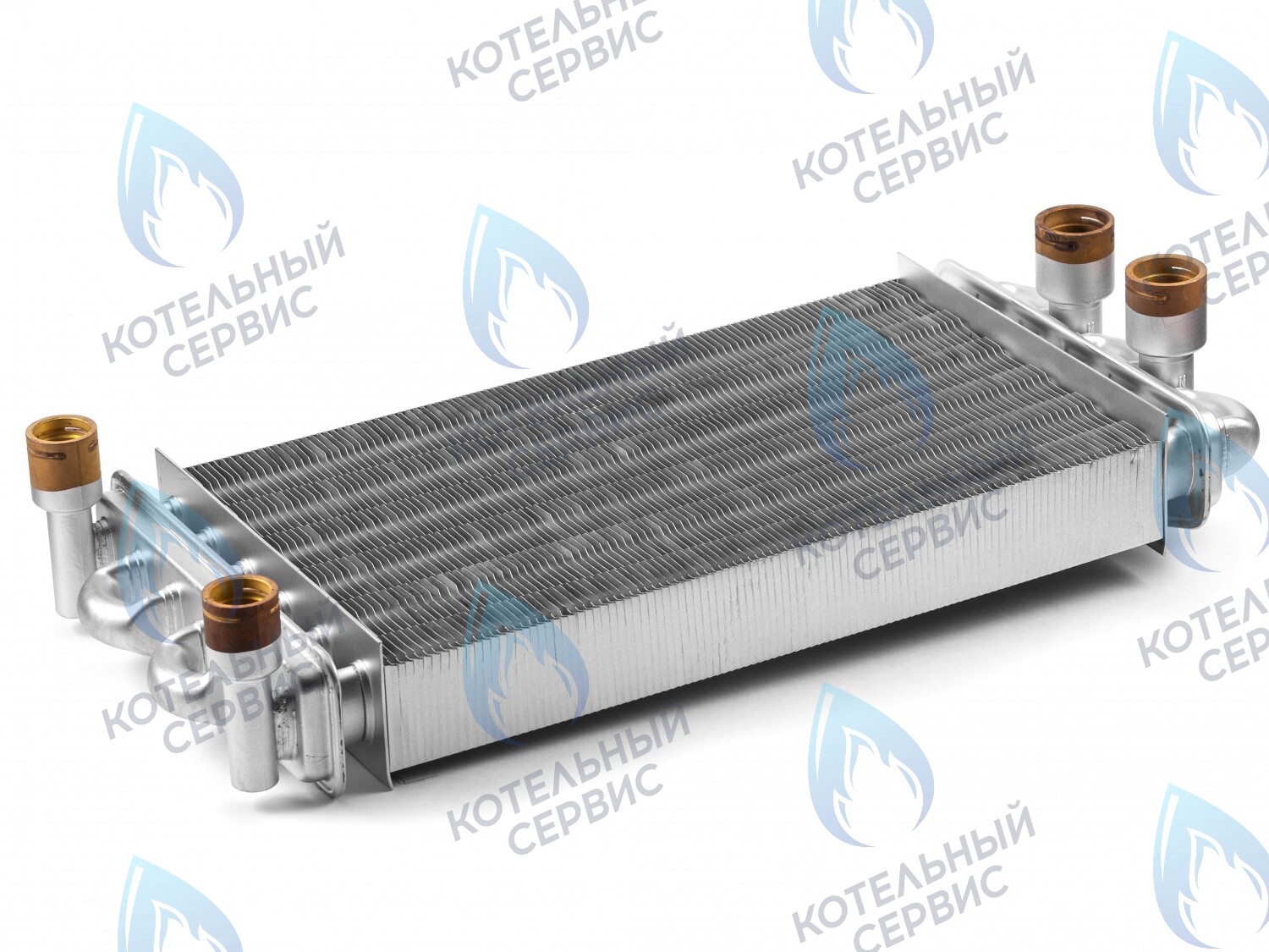 Теплообменник битермический 30 кВт 310мм GAZLUX Premium 30-T-1 (02-2003)