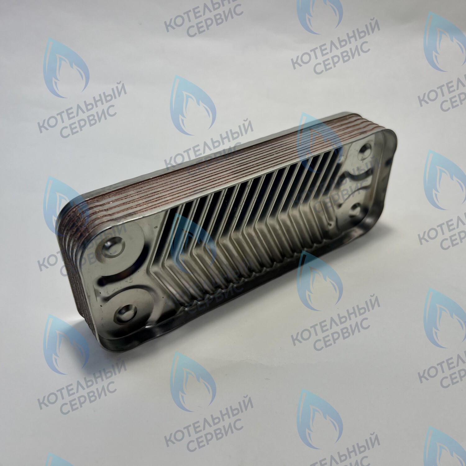 Теплообменник ГВС вторичный 12 пластин (пластинчатый) для котла WOLF FGG-K-24