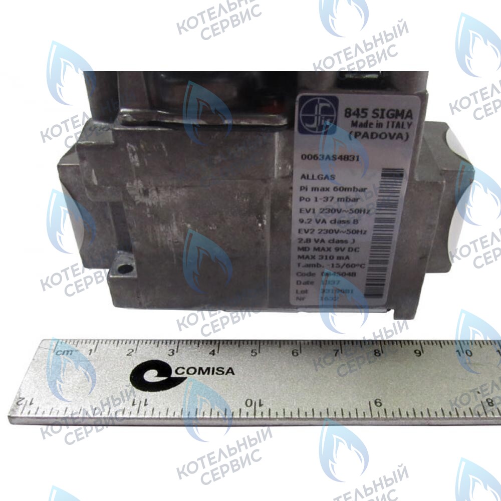 Газовый клапан (SIT 845 048 SIGMA 0063AS4831) BAXI ECO (3, Four), FOURTECH, LUNA, LUNA (3, 3 Comfort) SLIM, SLIM 2