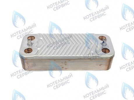 Вторичный теплообменник ГВС 16 пластин  DC30  DC35  DL30  DL35  HUBERT