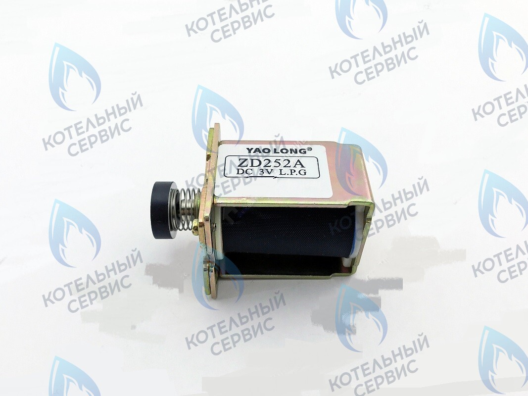 Соленоид водонагревателя H=69,5мм, резиновый диск Ø20мм)